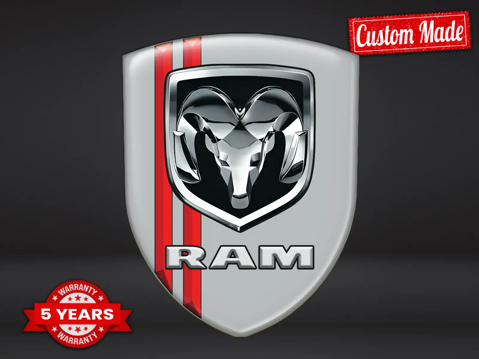 Dodge Pegatinas Cúpula Estilo Carreras Cúpula De Lujo